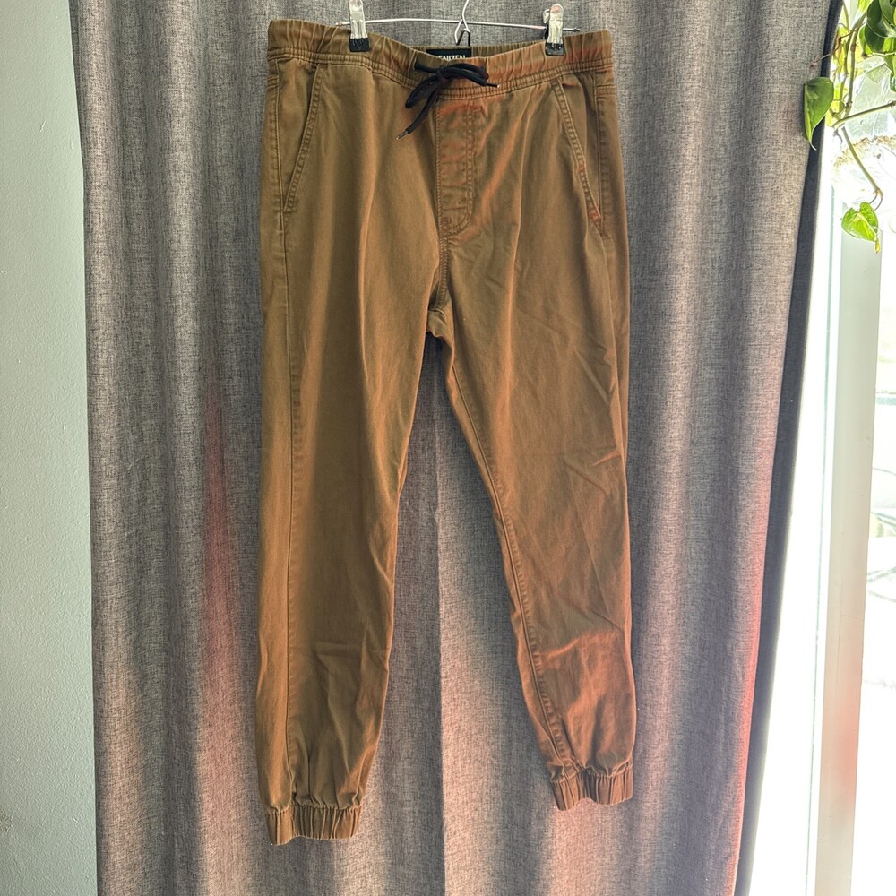 Men’s Denizen From Levi’s Brown Pants Size Medium Tapered Legs